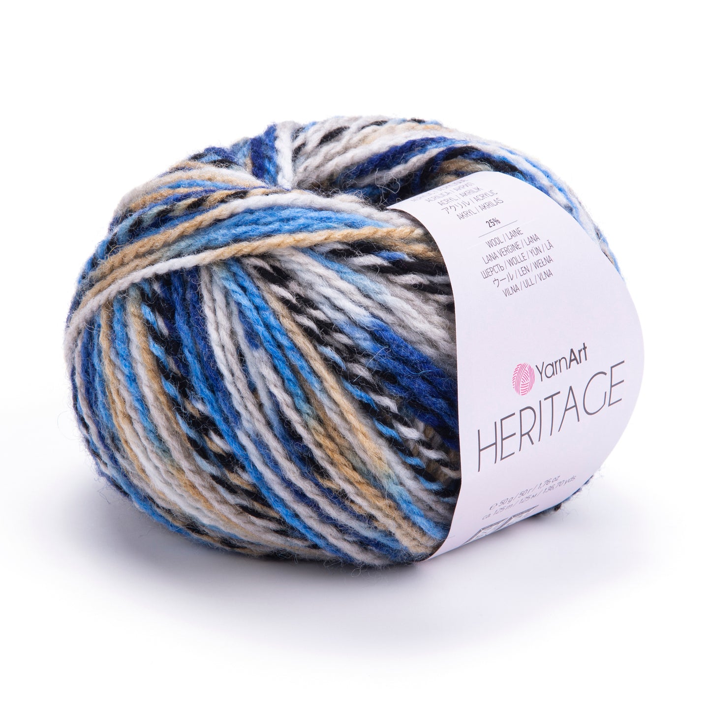 Raiba dzija Heritage 25g 125m vilna 25%