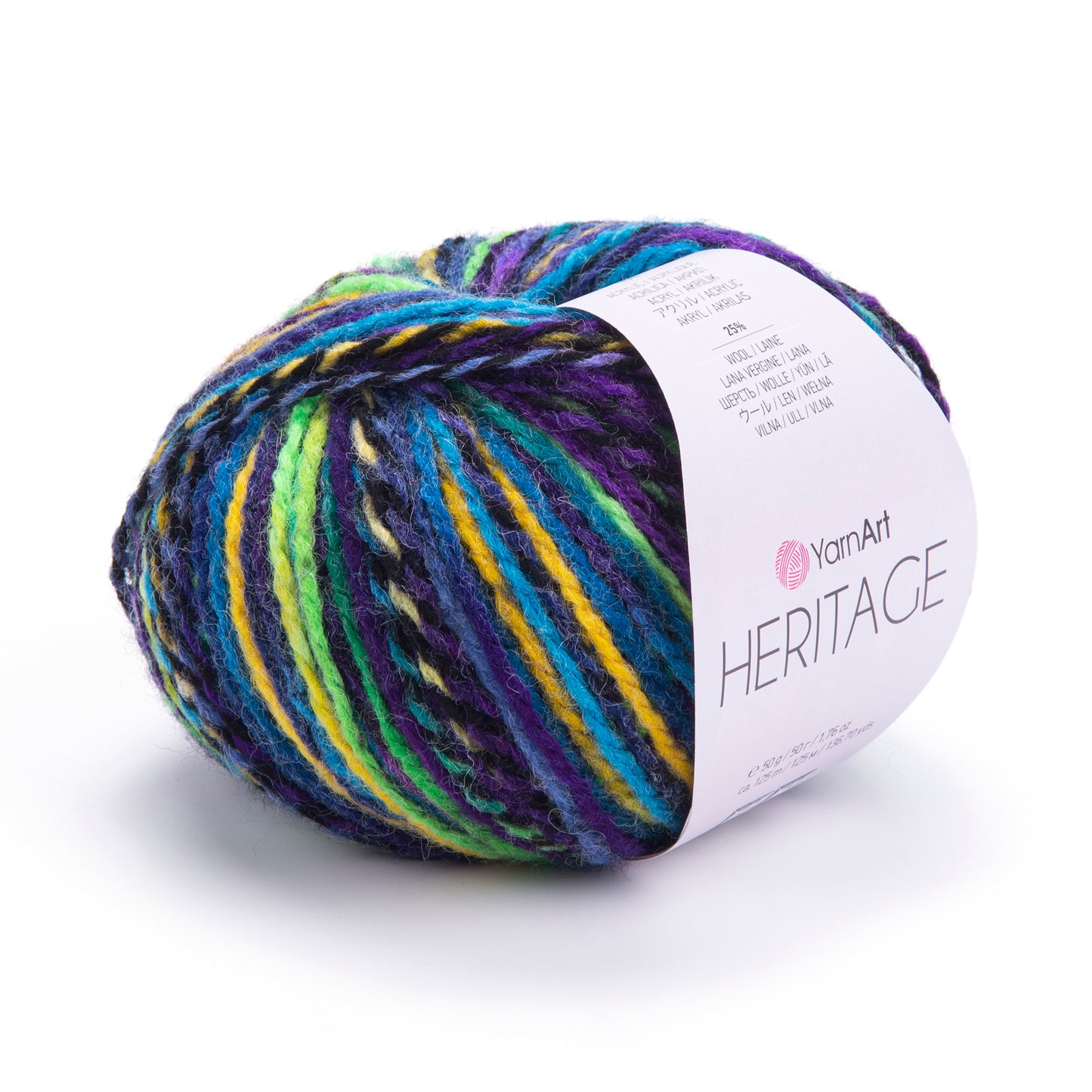 Raiba dzija Heritage 25g 125m vilna 25%