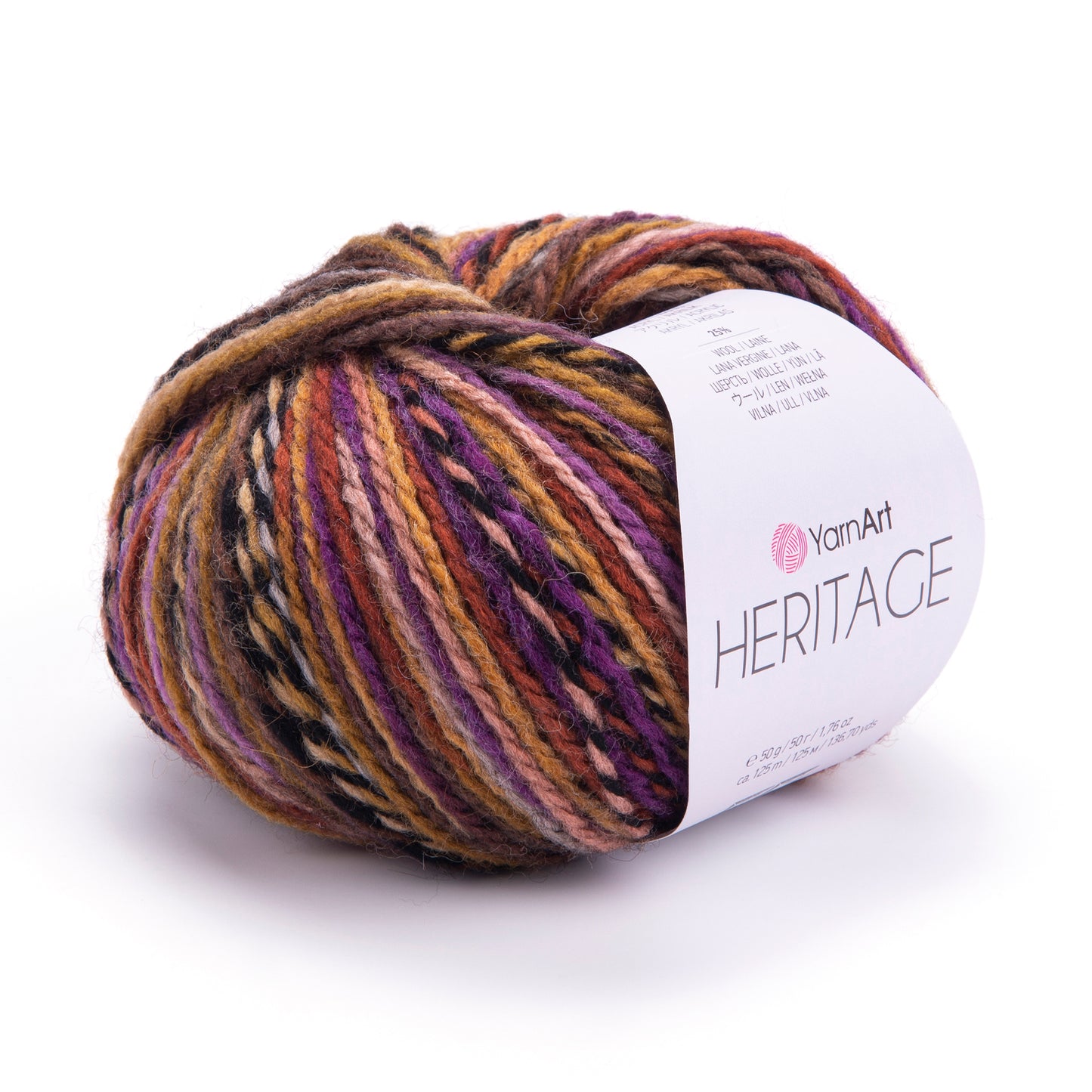 Raiba dzija Heritage 25g 125m vilna 25%