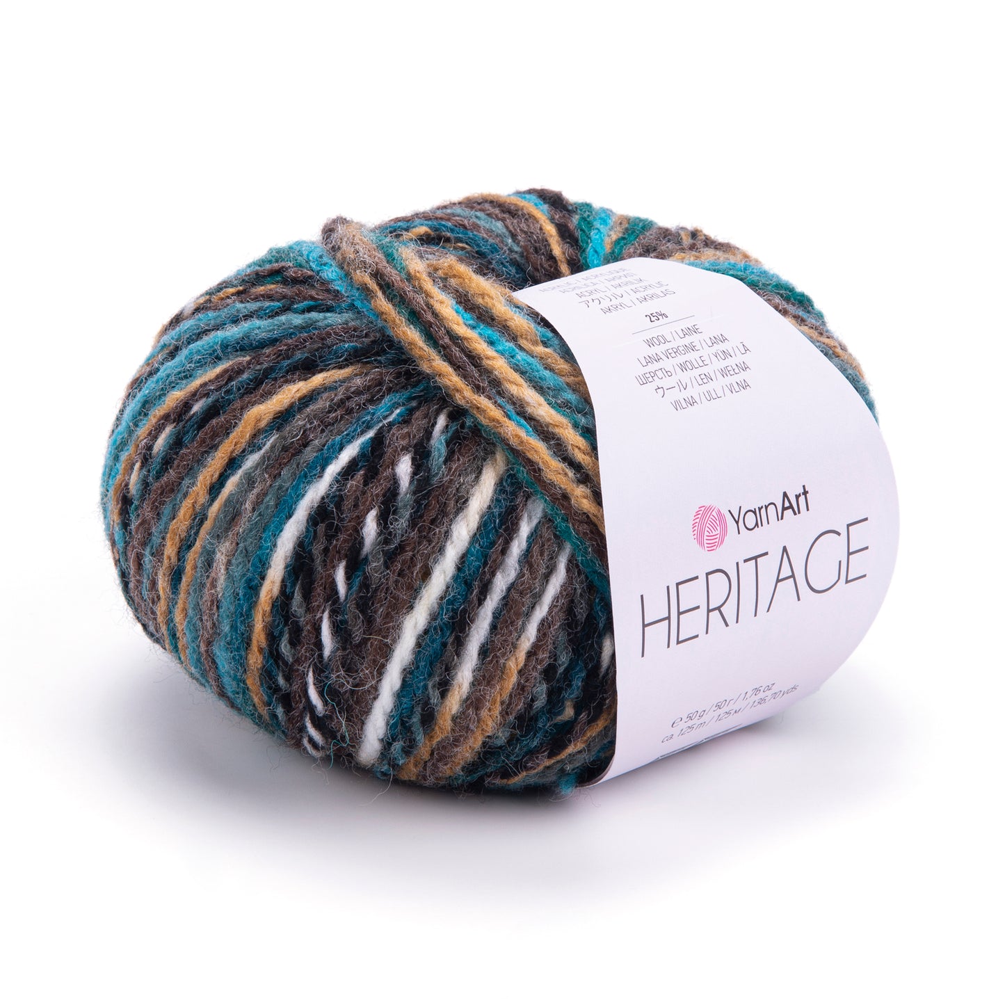 Raiba dzija Heritage 25g 125m vilna 25%