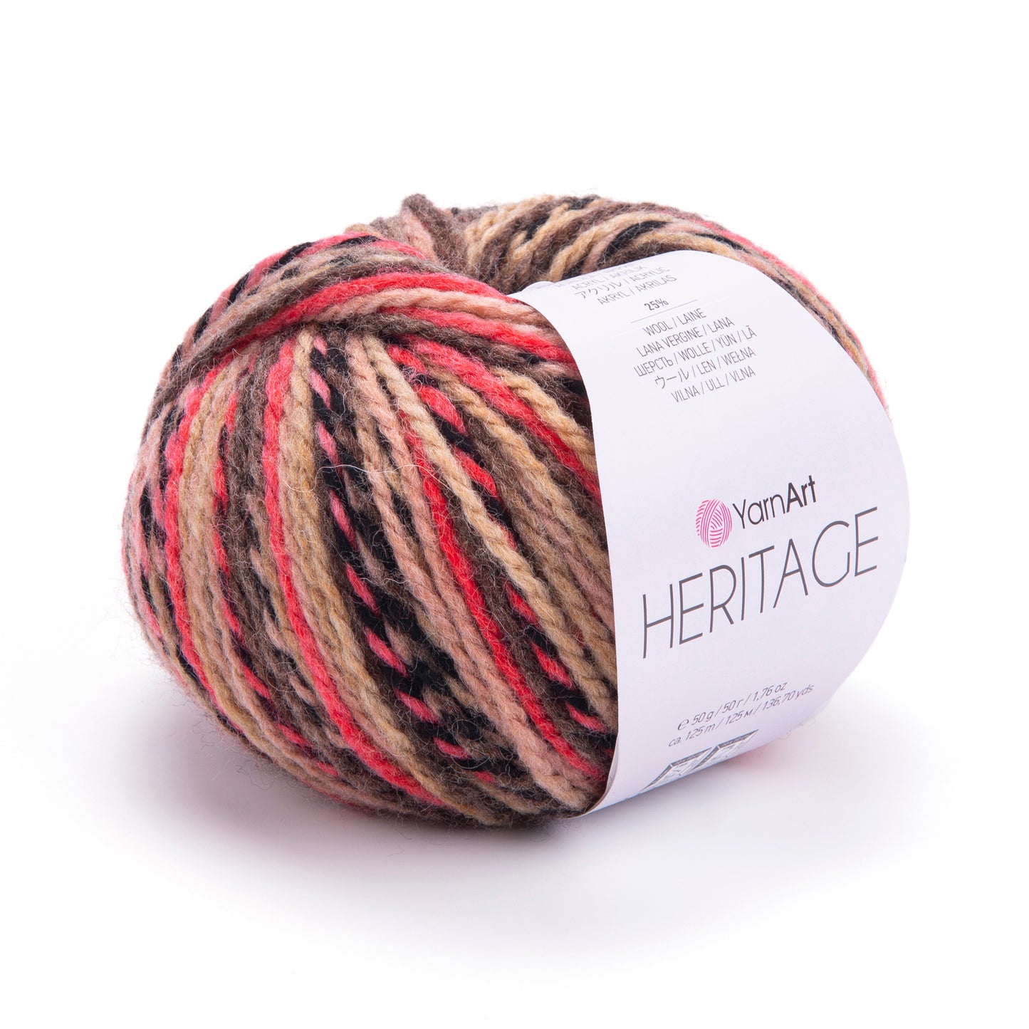 Raiba dzija Heritage 25g 125m vilna 25%