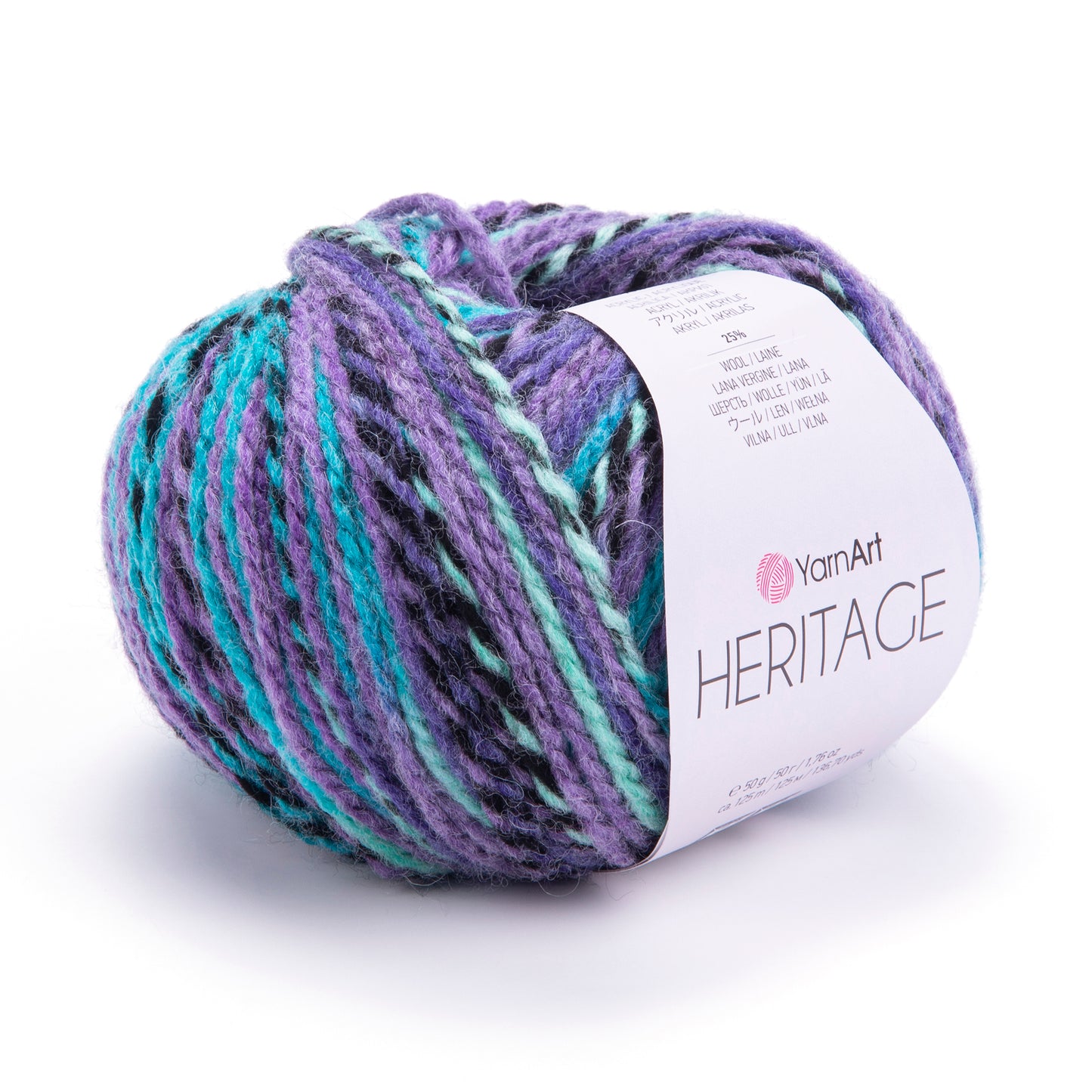 Raiba dzija Heritage 25g 125m vilna 25%