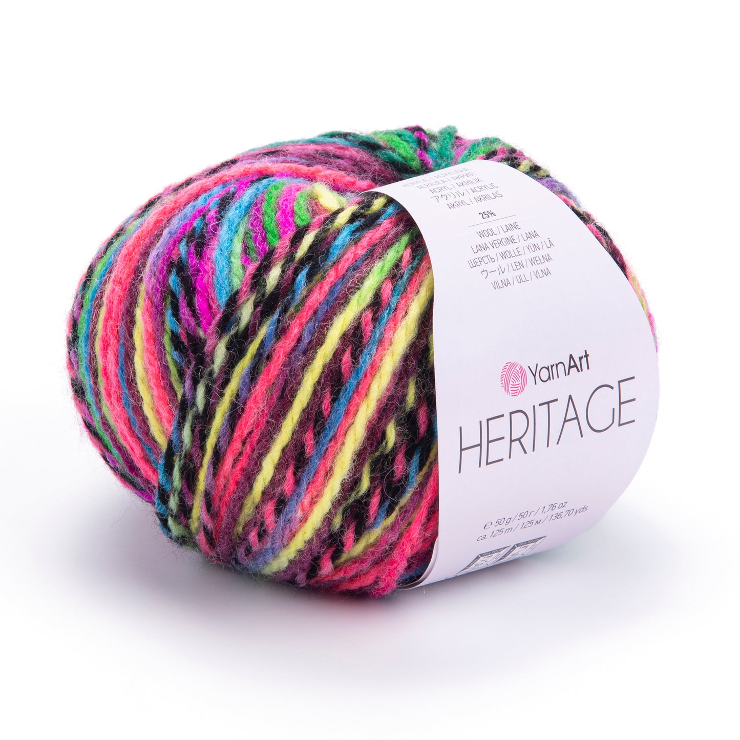 Raiba dzija Heritage 25g 125m vilna 25%