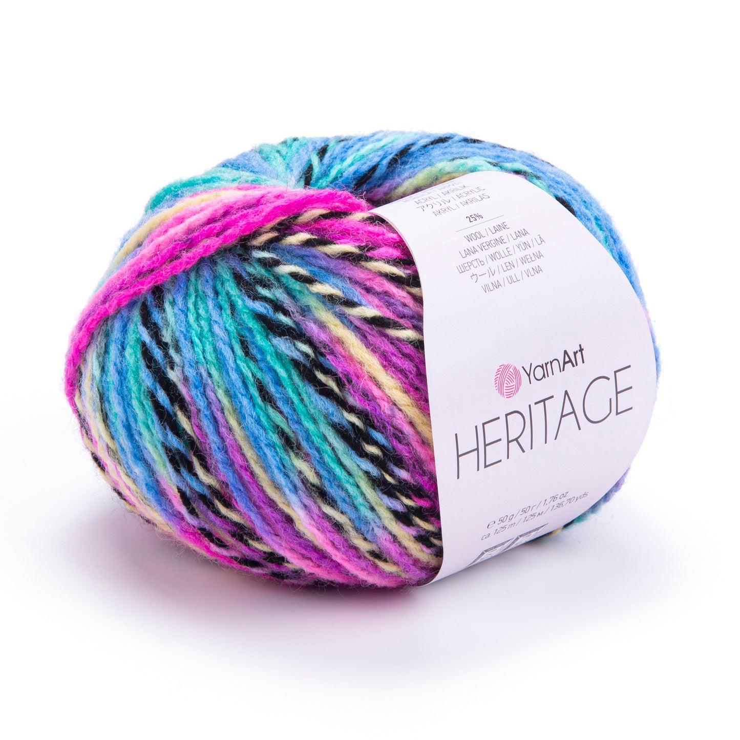 Raiba dzija Heritage 25g 125m vilna 25%
