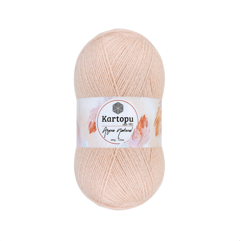 Angora Dzija Kortopu Angora Natural 100g 550m