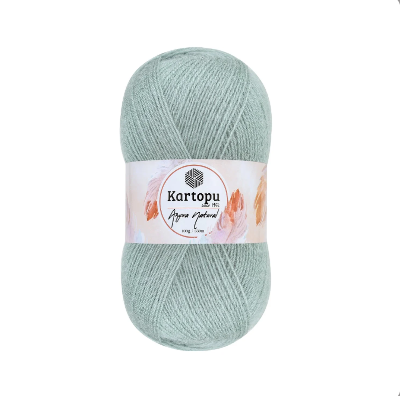 Angora Dzija Kortopu Angora Natural 100g 550m