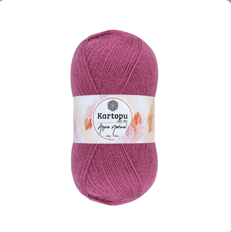 Angora Dzija Kortopu Angora Natural 100g 550m
