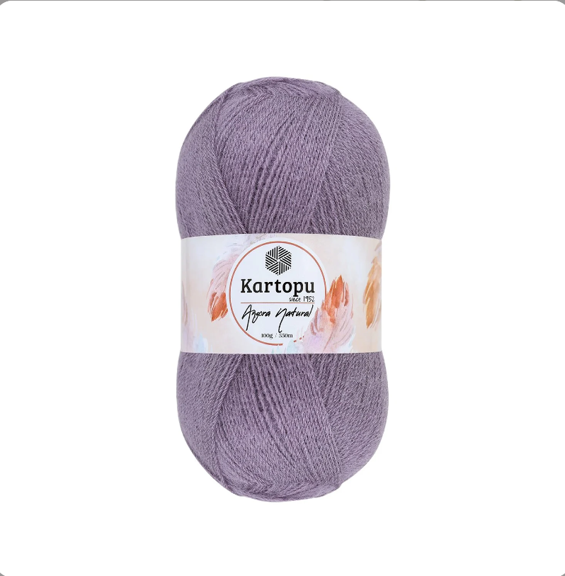 Angora Dzija Kortopu Angora Natural 100g 550m