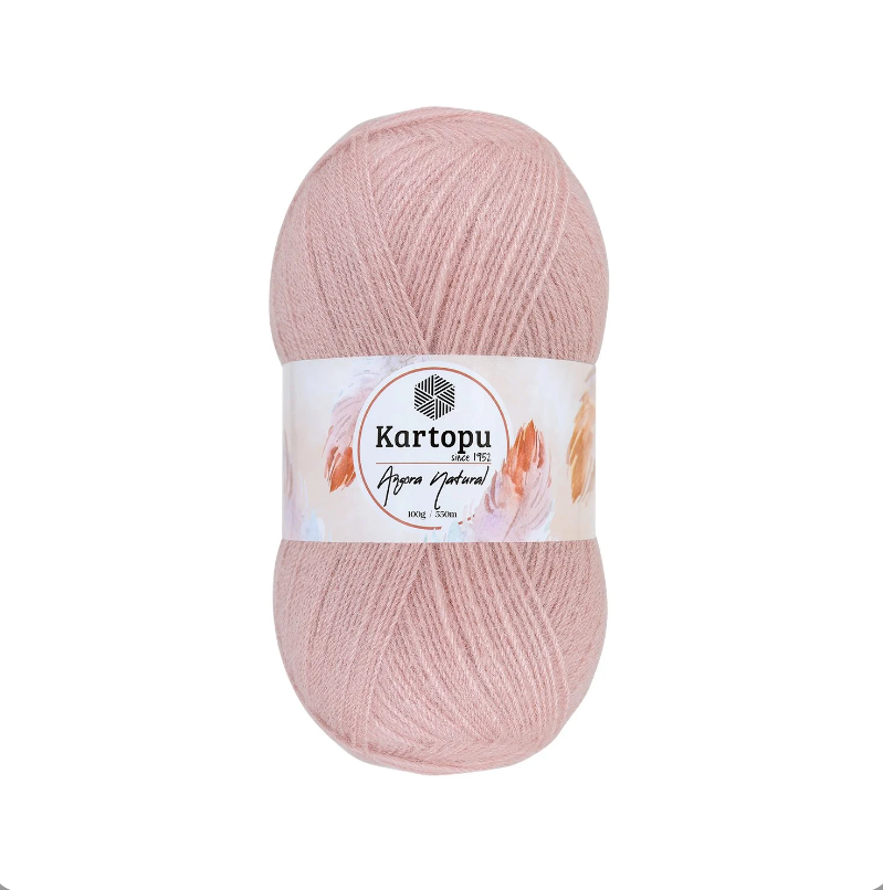 Angora Dzija Kortopu Angora Natural 100g 550m