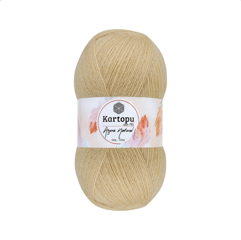 Angora Dzija Kortopu Angora Natural 100g 550m