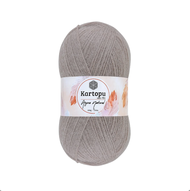 Angora Dzija Kortopu Angora Natural 100g 550m