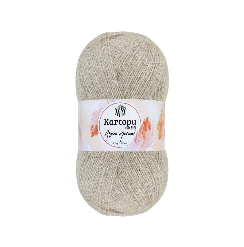 Angora Dzija Kortopu Angora Natural 100g 550m