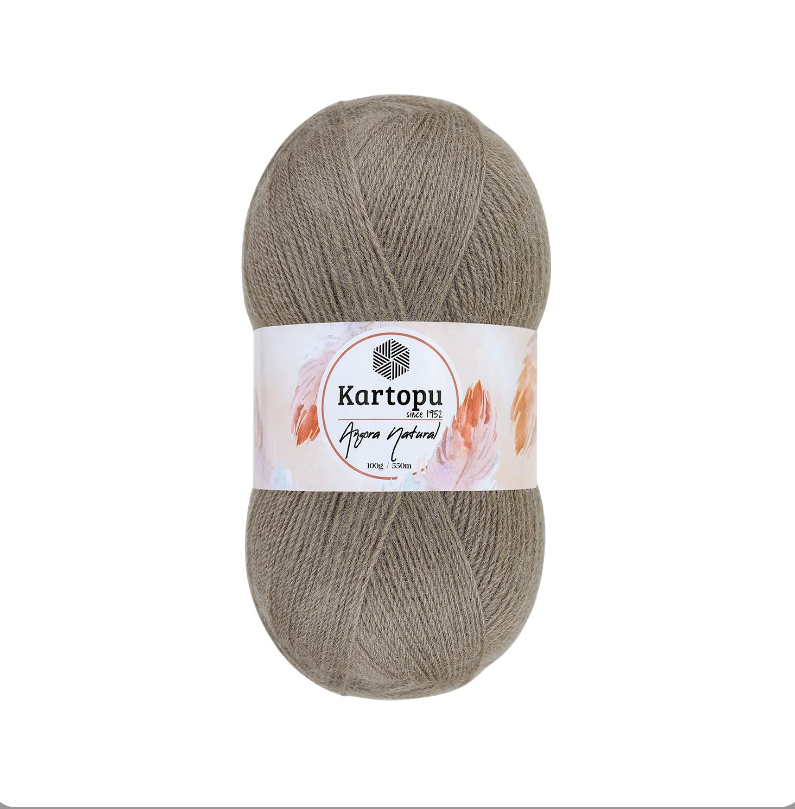 Angora Dzija Kortopu Angora Natural 100g 550m