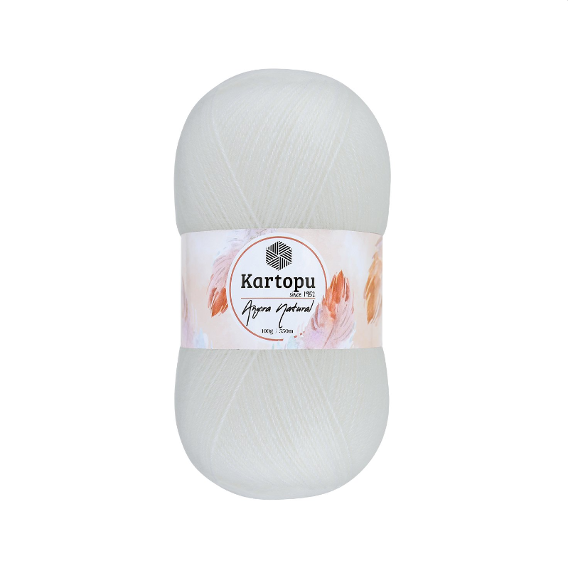 Angora Dzija Kortopu Angora Natural 100g 550m