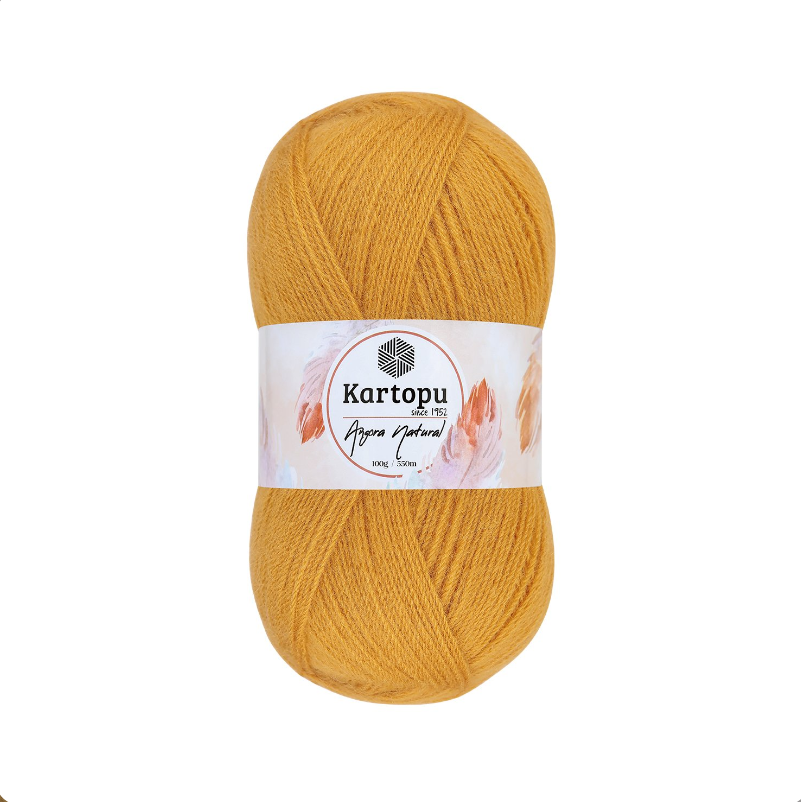 Angora Dzija Kortopu Angora Natural 100g 550m
