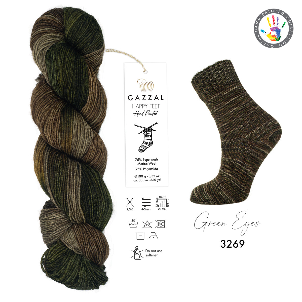 Merino dzija zeķēm Superwash