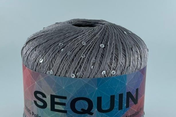 Kokvilnas dzija ar spīdumiem Seguin 50g 500m