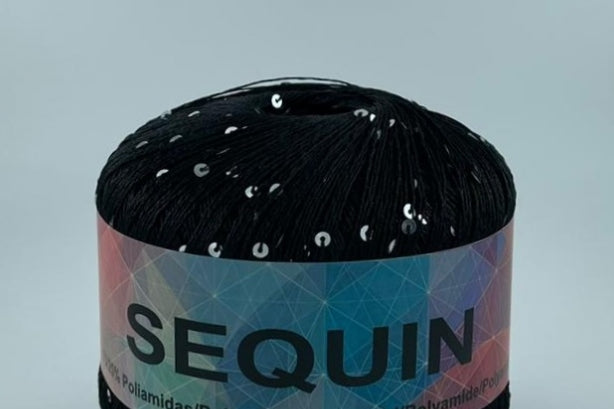 Kokvilnas dzija ar spīdumiem Seguin 50g 500m