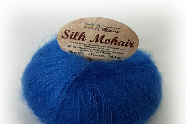 Mohēras dzija Silk Mohair Midara 25g 210m