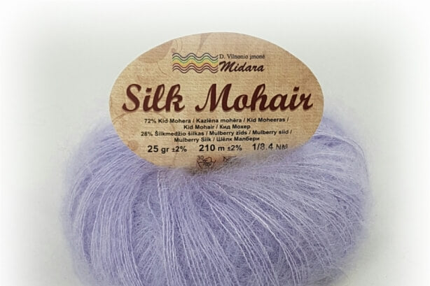 Mohēras dzija Silk Mohair Midara 25g 210m