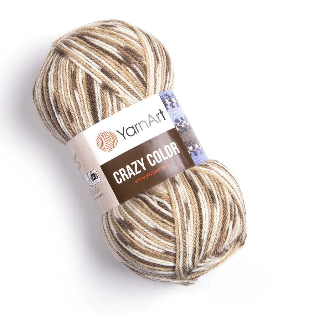 Zeķu dzija Crazy Color 100g 260m