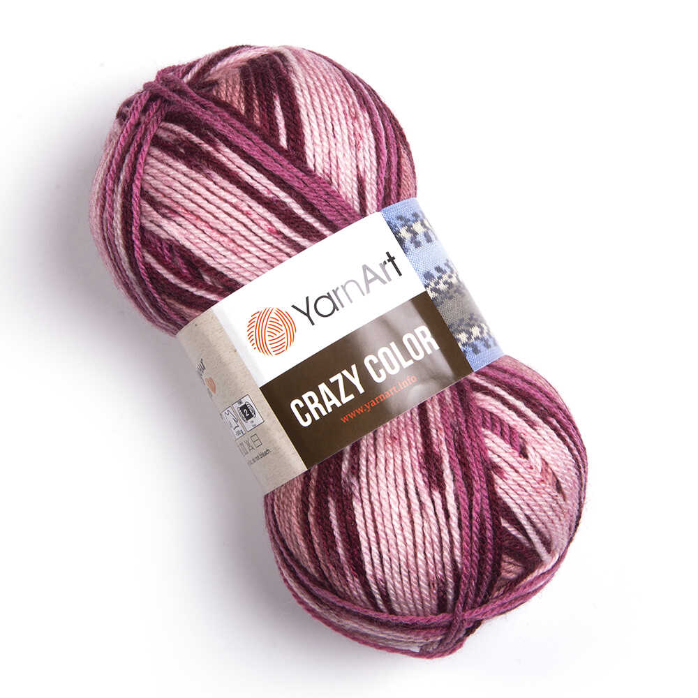 Zeķu dzija Crazy Color 100g 260m