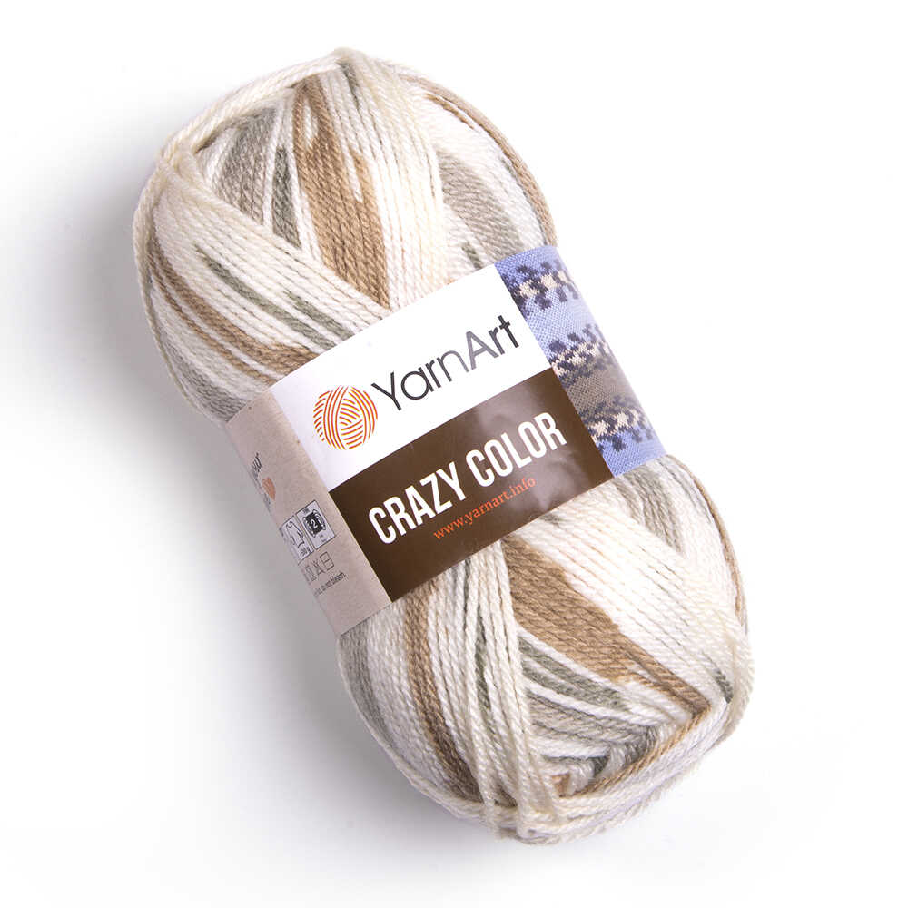 Zeķu dzija Crazy Color 100g 260m