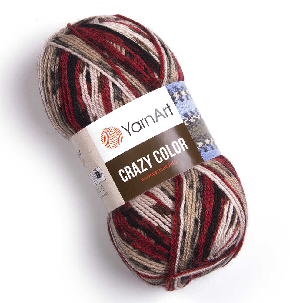 Zeķu dzija Crazy Color 100g 260m