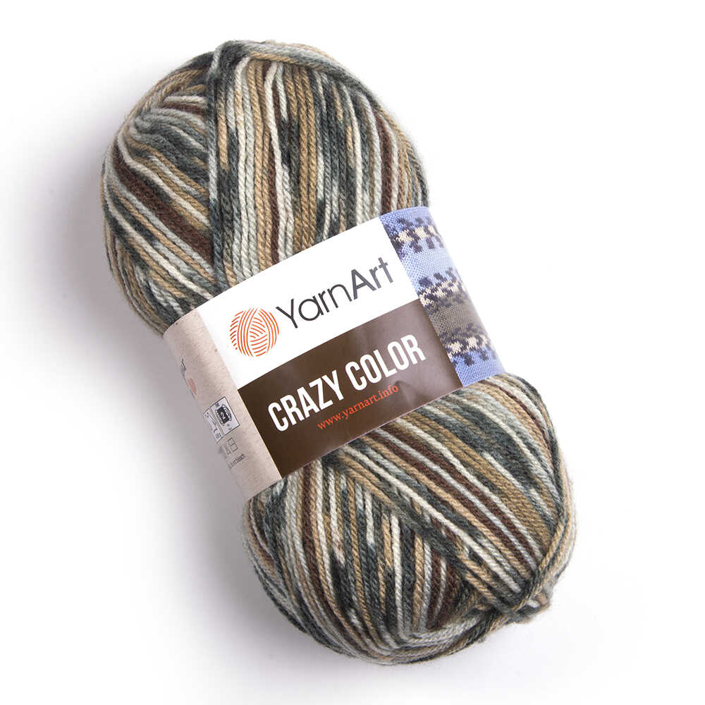 Zeķu dzija Crazy Color 100g 260m