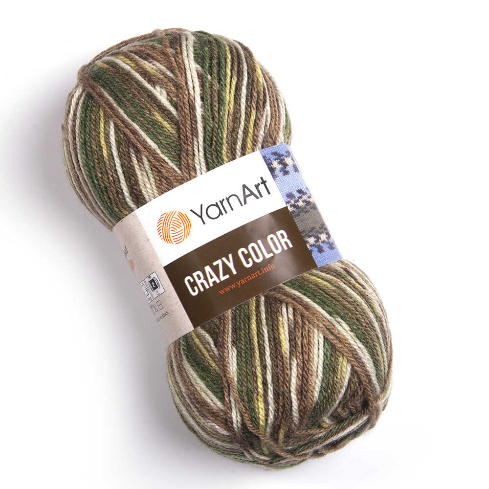 Zeķu dzija Crazy Color 100g 260m
