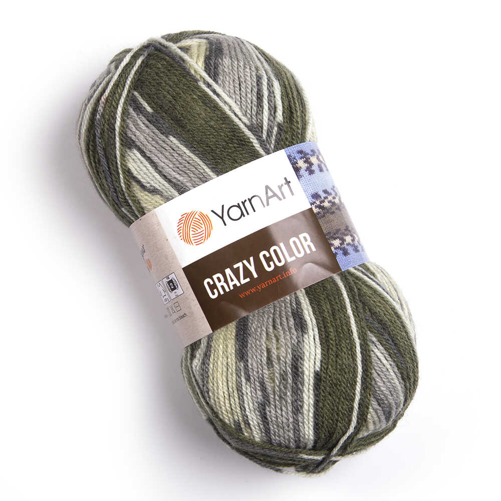 Zeķu dzija Crazy Color 100g 260m