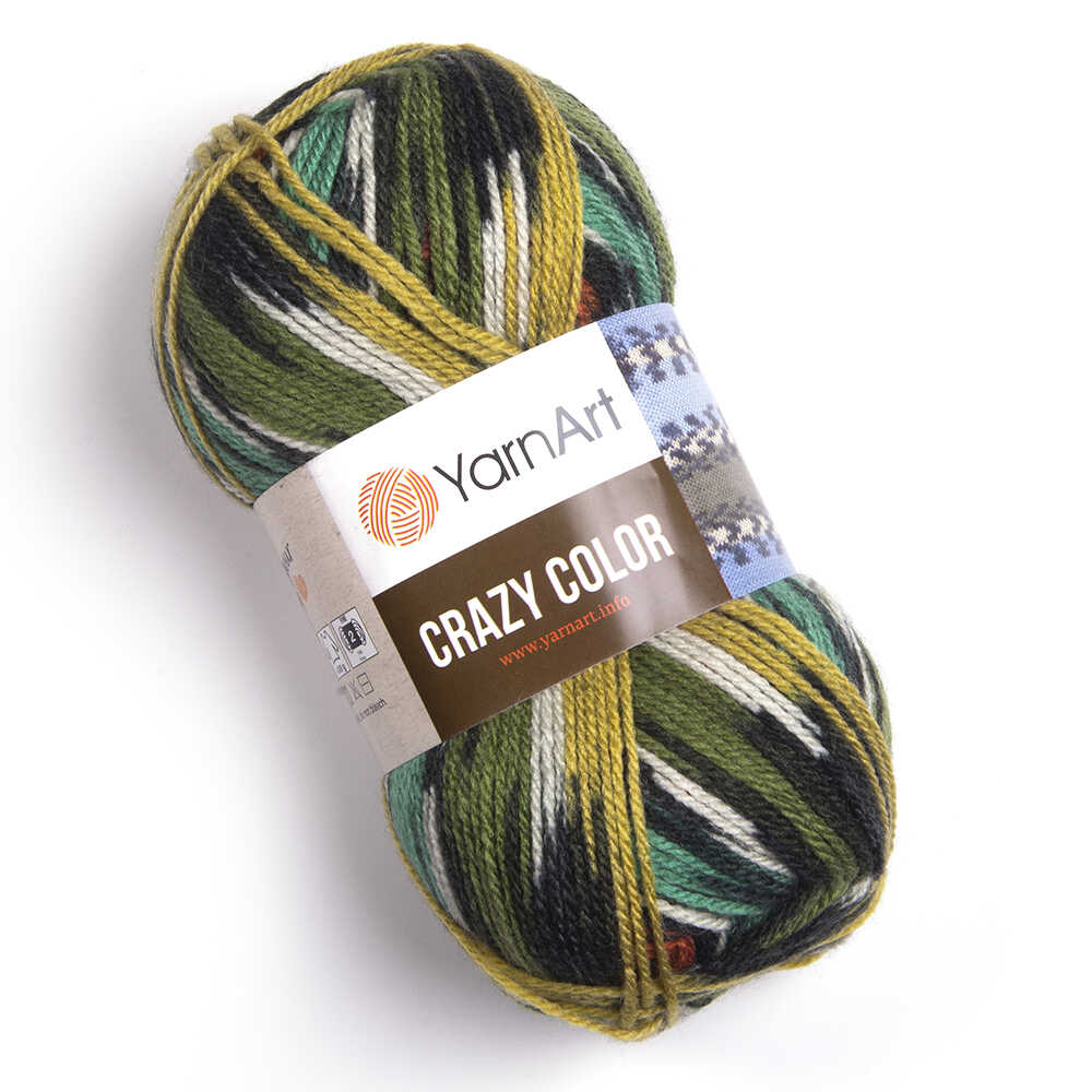 Zeķu dzija Crazy Color 100g 260m