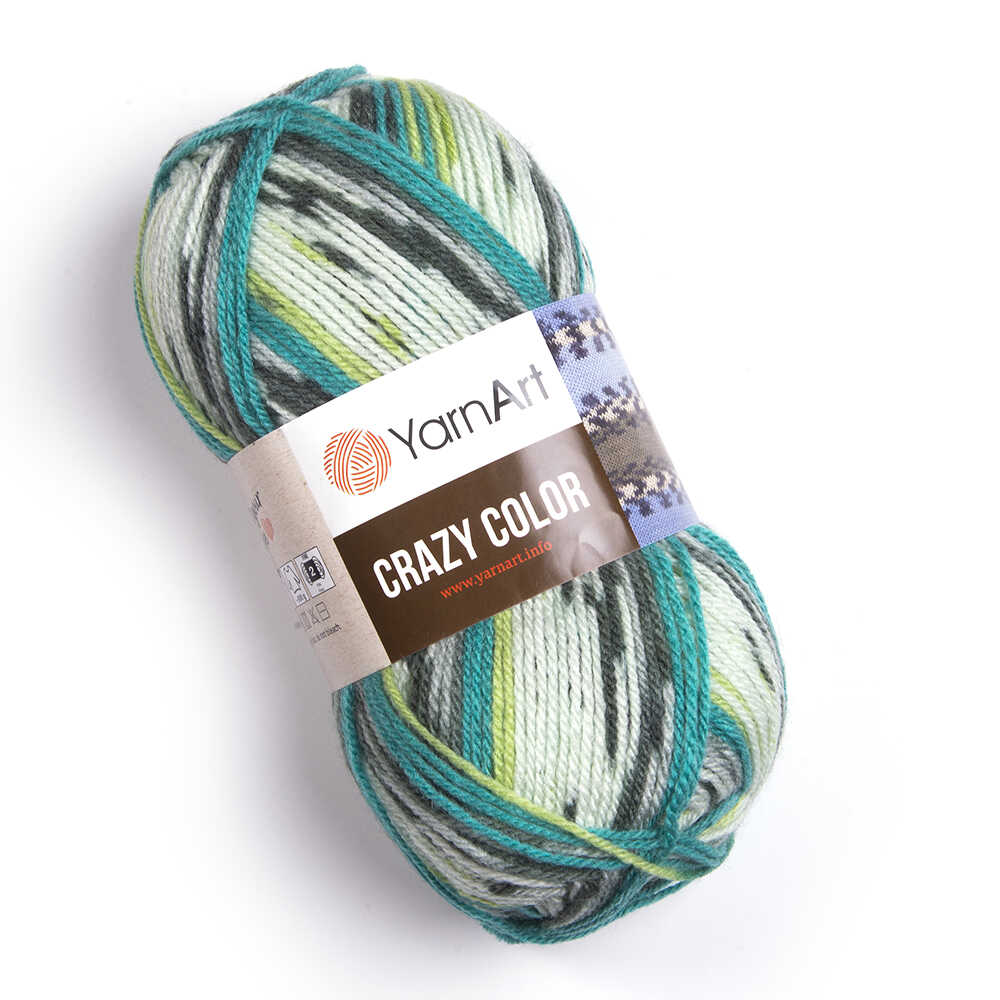 Zeķu dzija Crazy Color 100g 260m