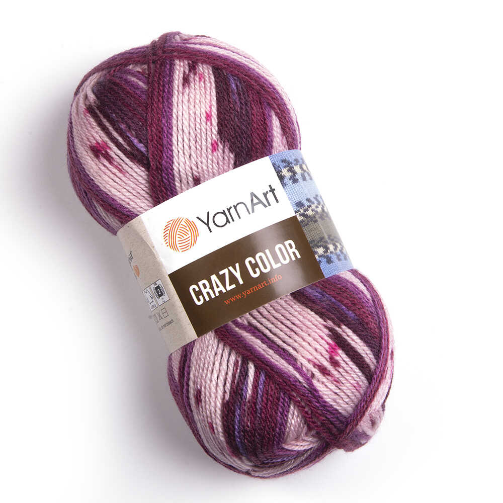 Zeķu dzija Crazy Color 100g 260m