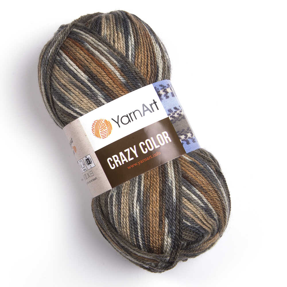 Zeķu dzija Crazy Color 100g 260m