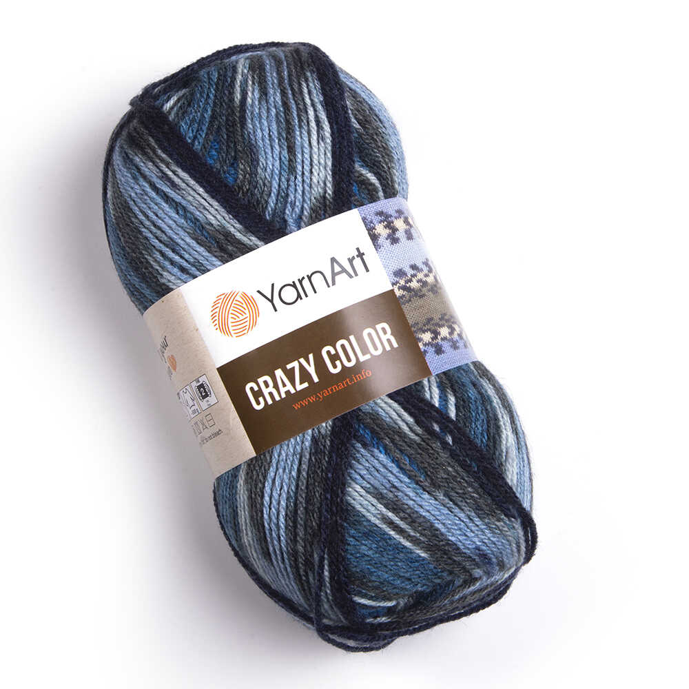 Zeķu dzija Crazy Color 100g 260m