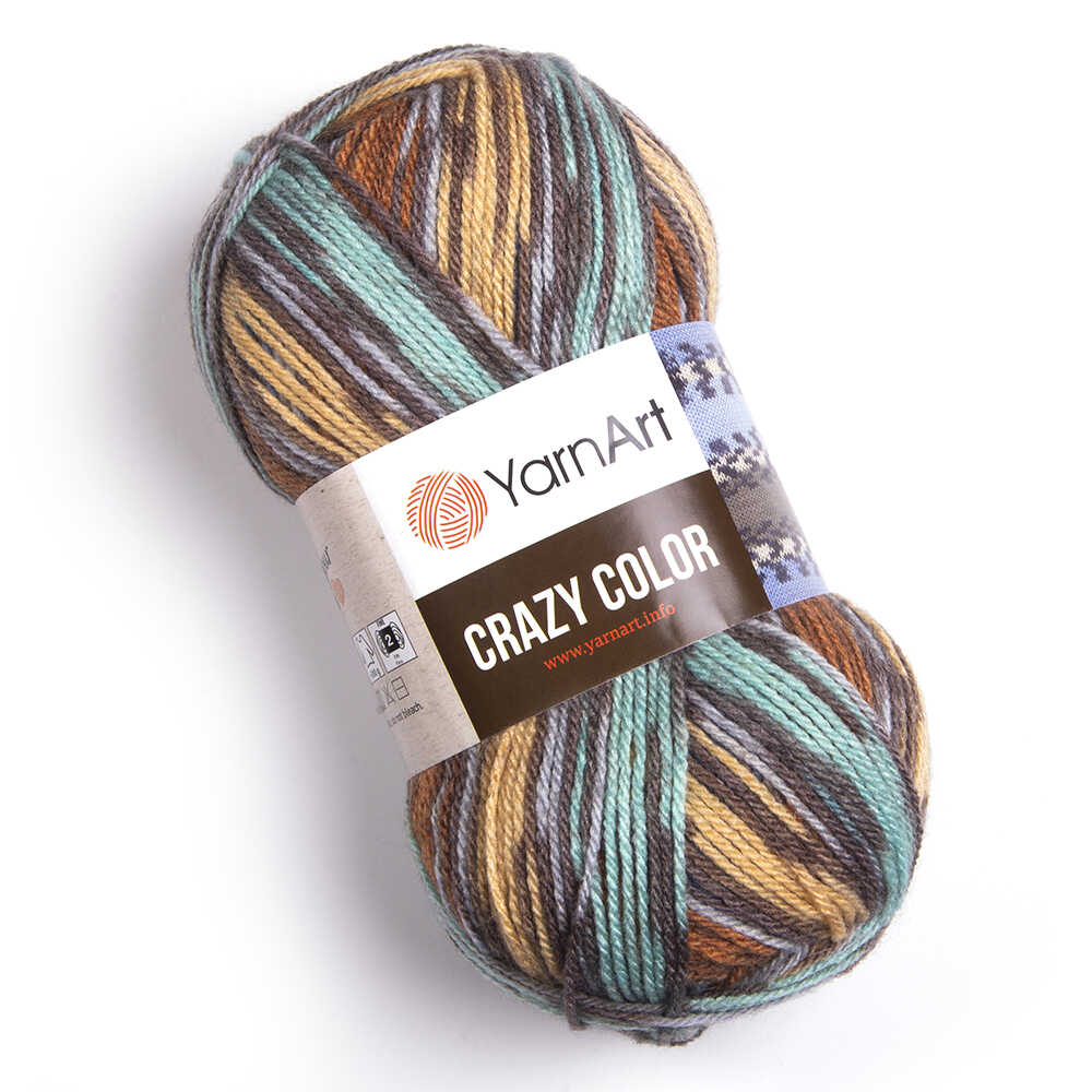 Zeķu dzija Crazy Color 100g 260m