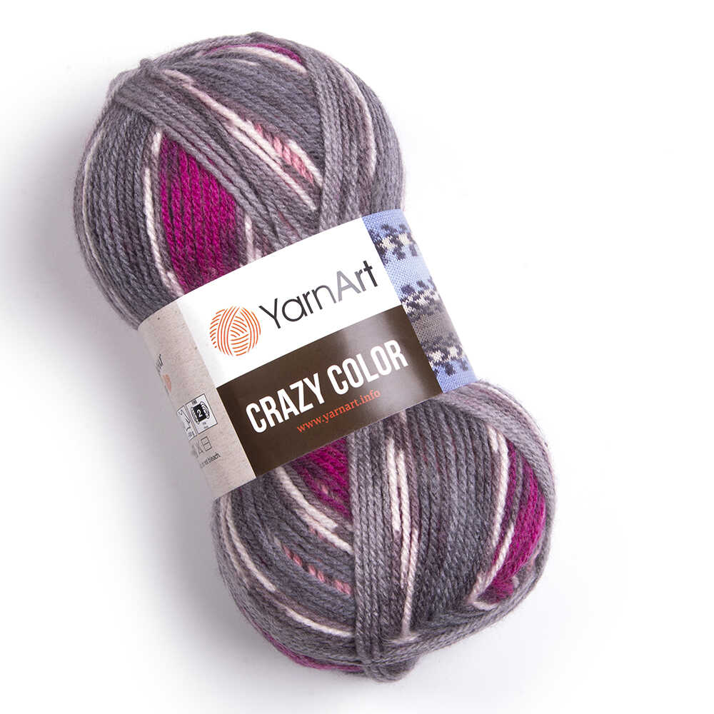Zeķu dzija Crazy Color 100g 260m