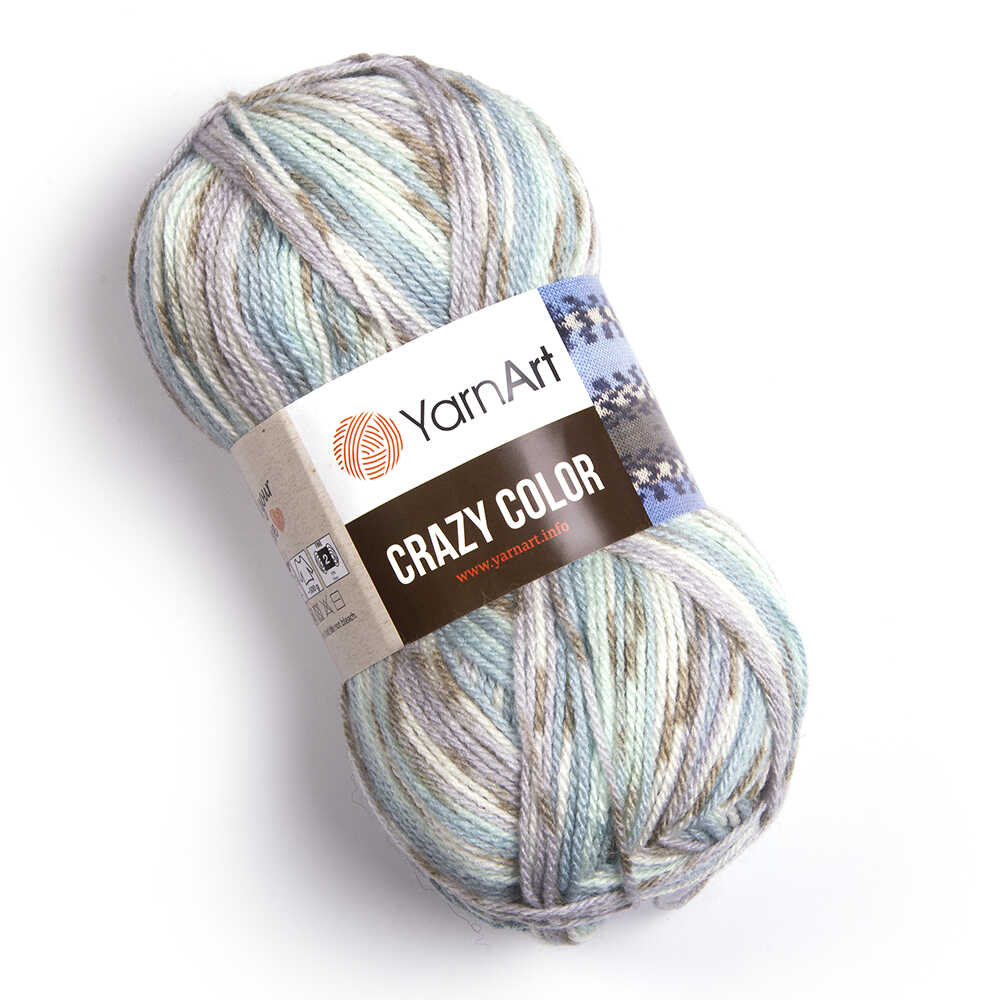 Zeķu dzija Crazy Color 100g 260m