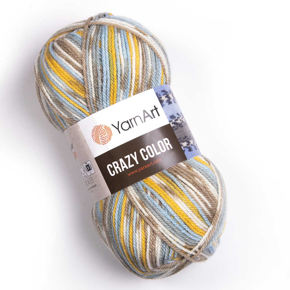 Zeķu dzija Crazy Color 100g 260m