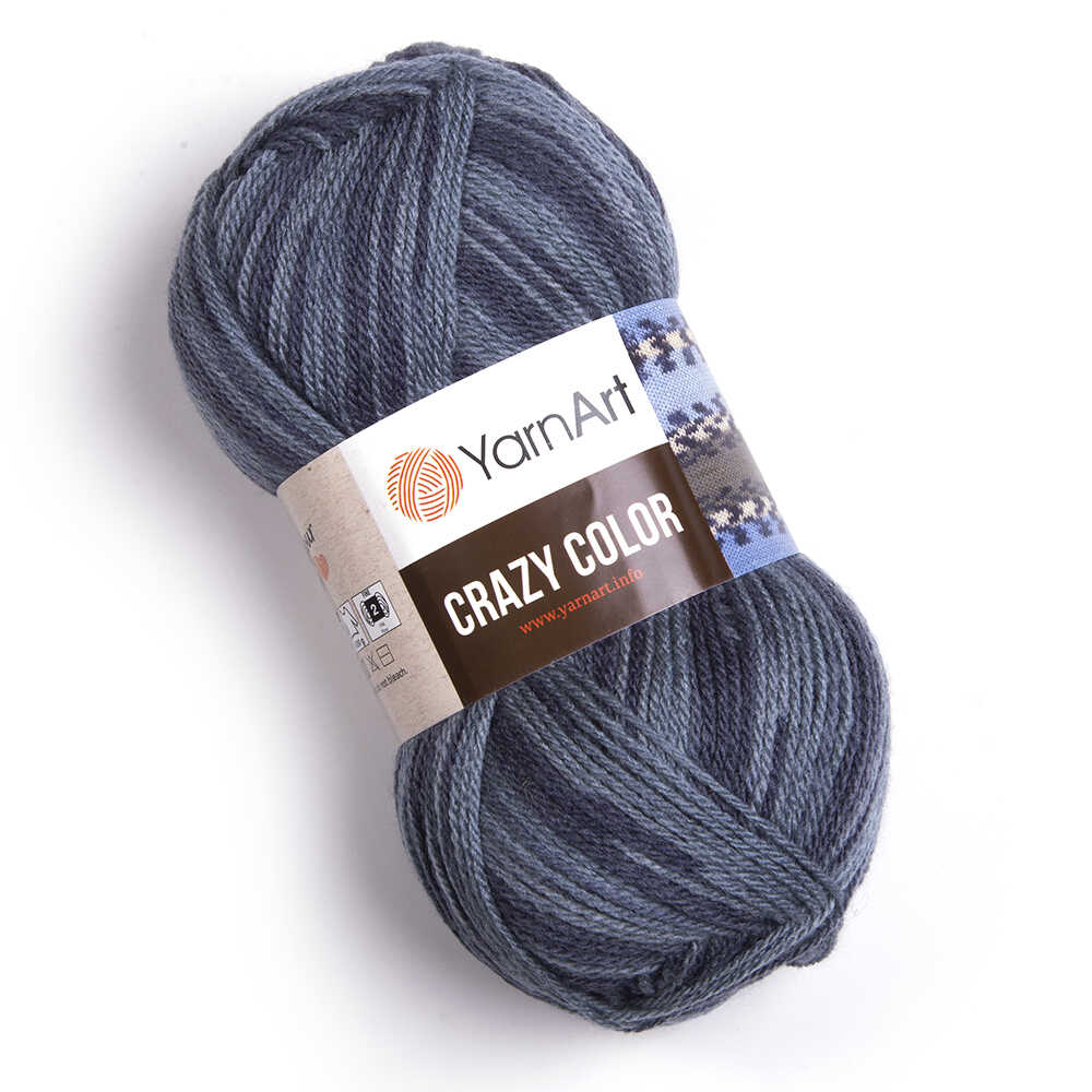 Zeķu dzija Crazy Color 100g 260m