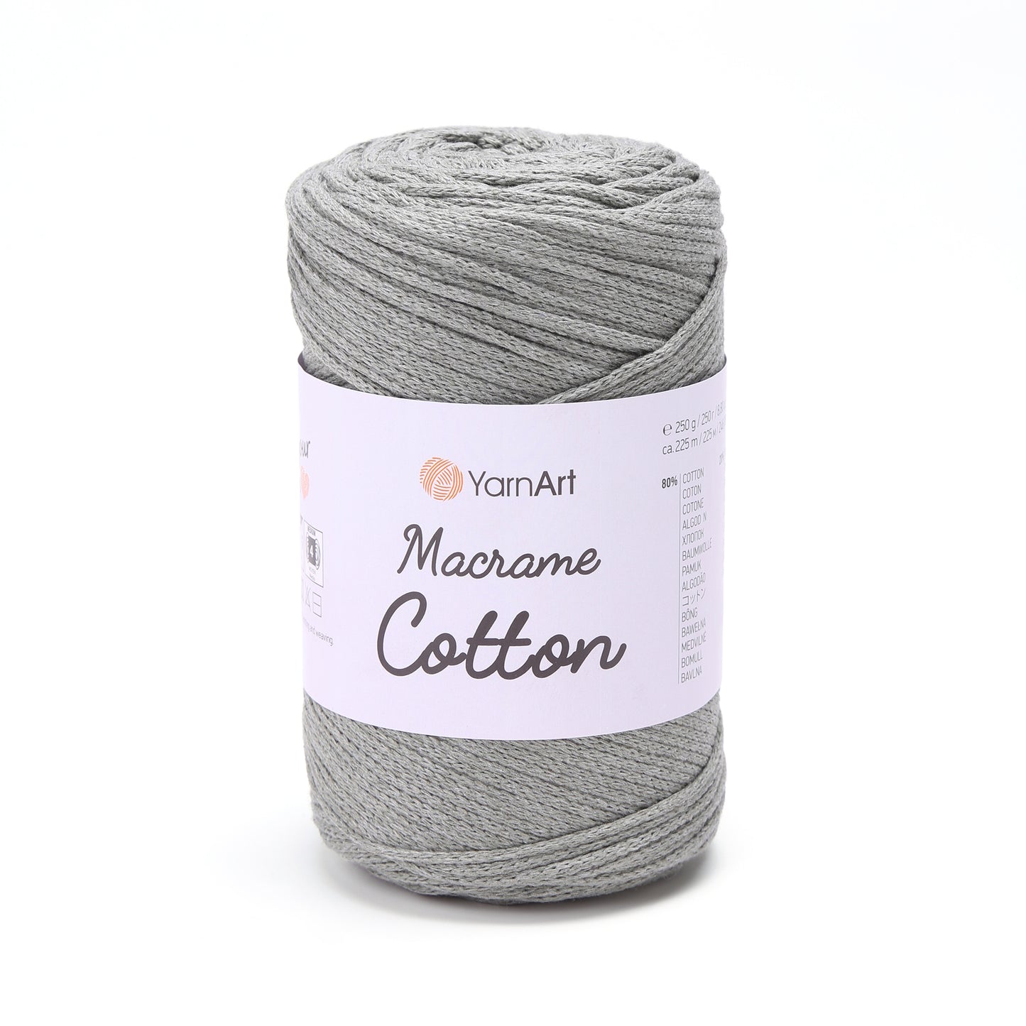 Makramē diegi Macrame Cotton 250g 225m