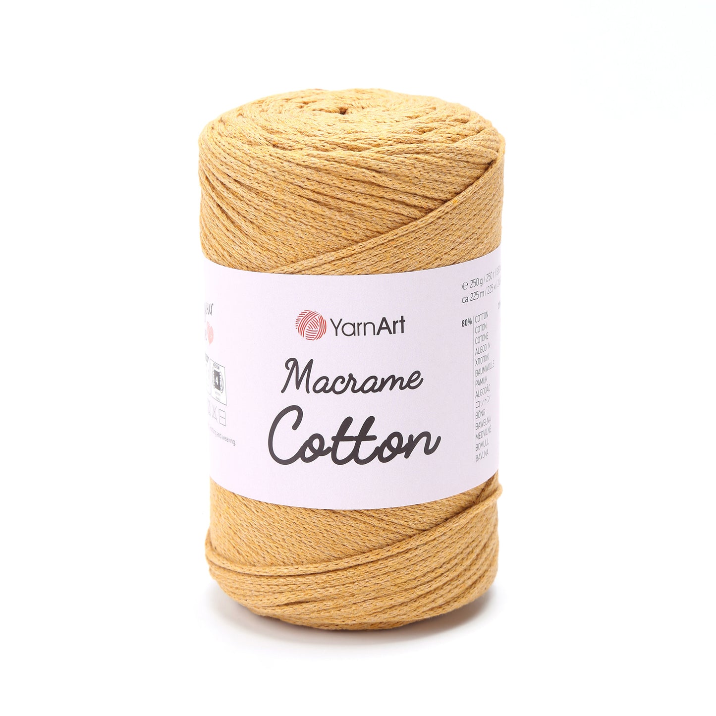 Makramē diegi Macrame Cotton 250g 225m