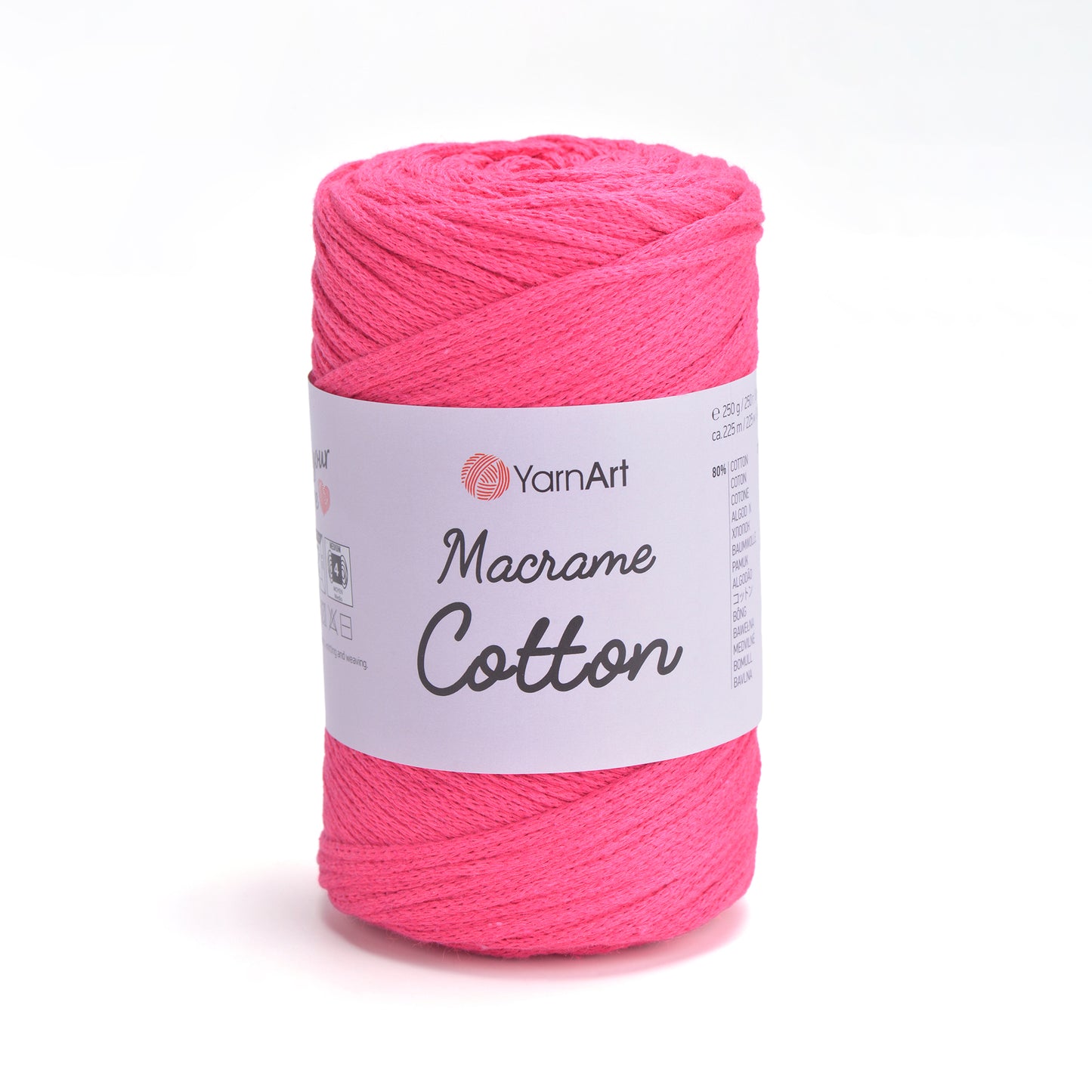 Makramē diegi Macrame Cotton 250g 225m