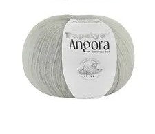 Angora un merino vilnas dzija Angora Papatya  100g 550m