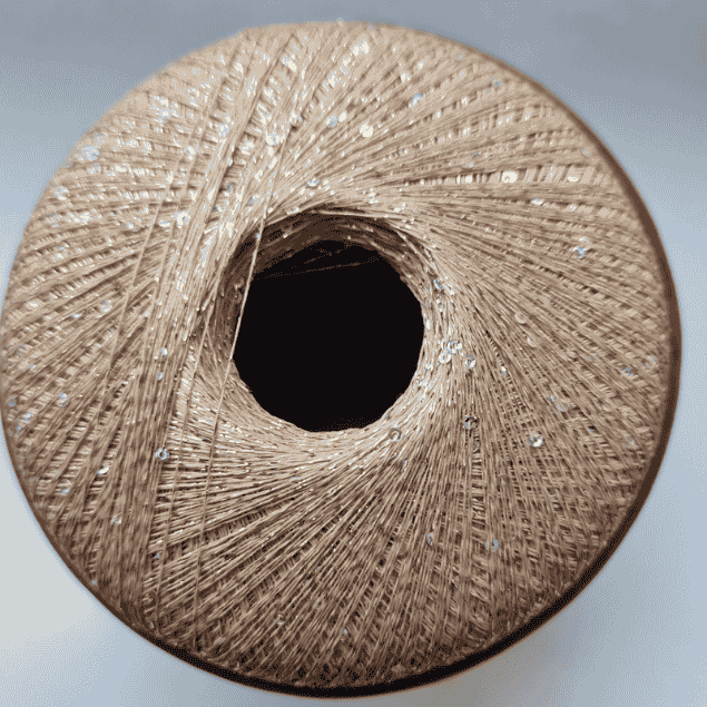 Dzija ar spīdumiem fliteriem Seguin 50g 500m