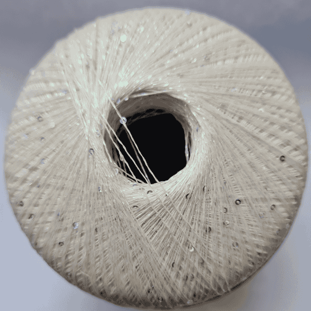 Dzija ar fliteriem, spīdumiem bata