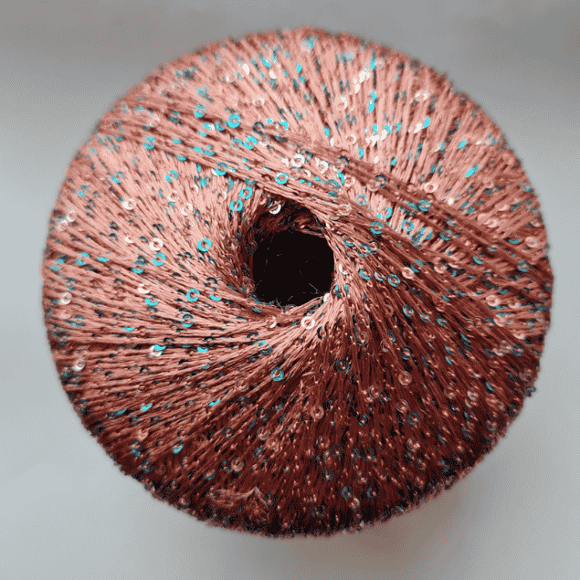 Dzija ar fliteriem, spīdumiem rozā