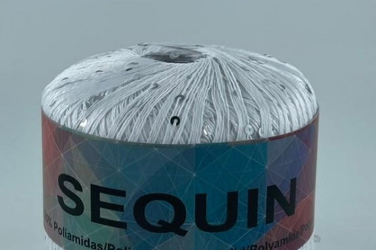 Kokvilnas dzija ar spīdumiem Seguin 50g 500m