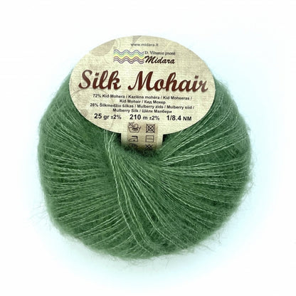 Mohēras dzija Silk Mohair Midara 25g 210m